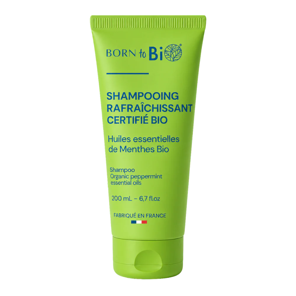 Shampooing Rafraîchissant Menthe Verte - Certifié Bio-0
