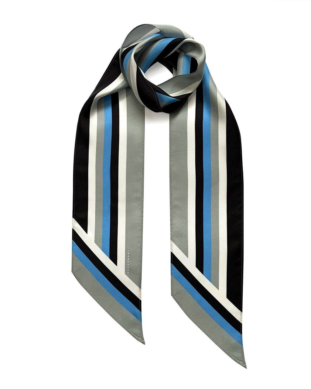 Henley Silk Neck Scarf Blue