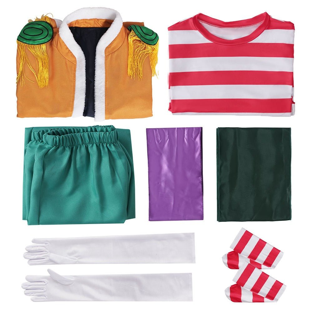 One Piece Clown Buggy Full Cosplay Costume-3