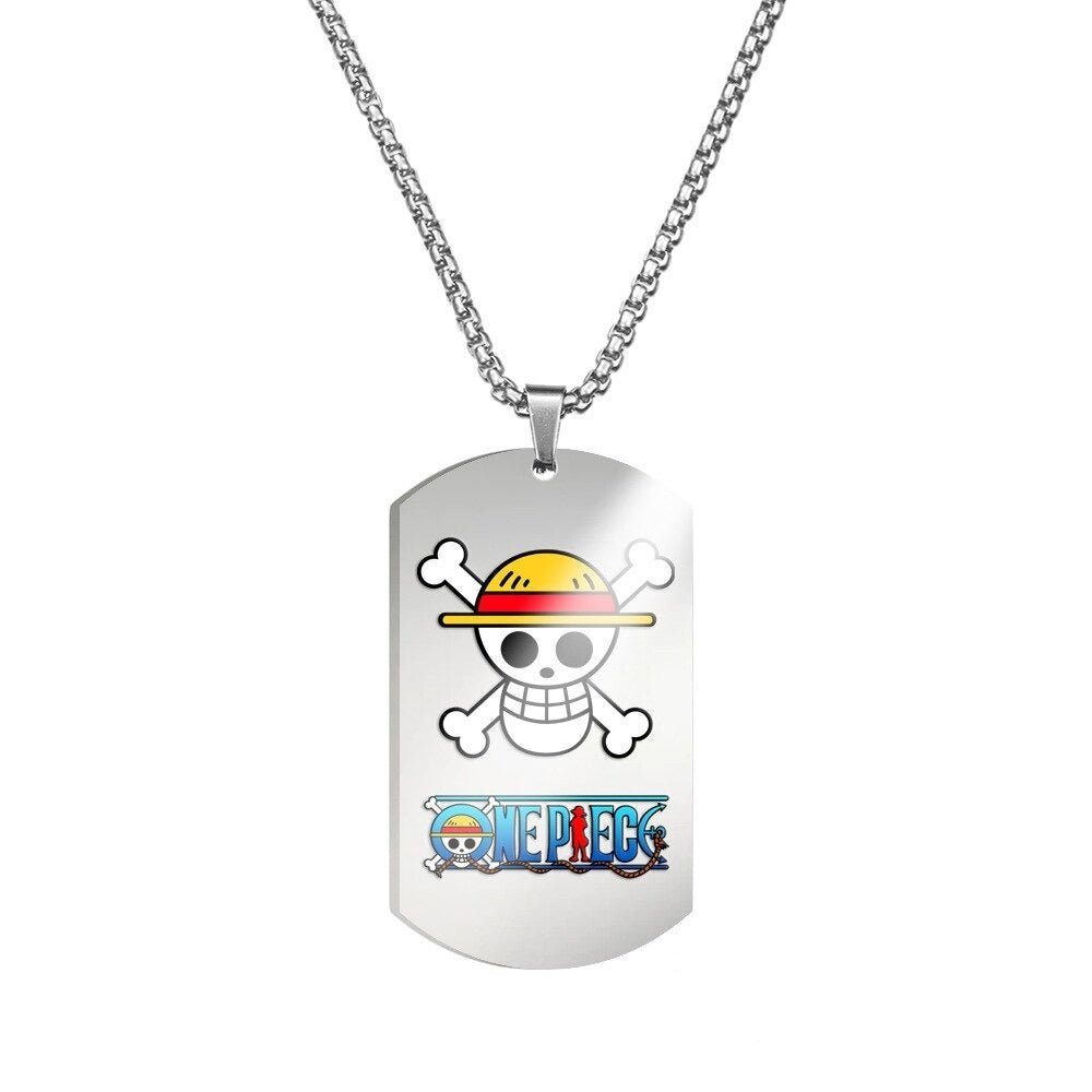 One Piece Crew Silver Necklace-0