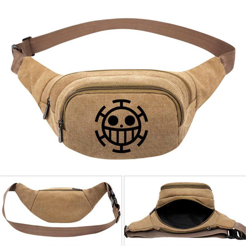 One PIece Trafalgar Law Canvas Fanny Pack-2